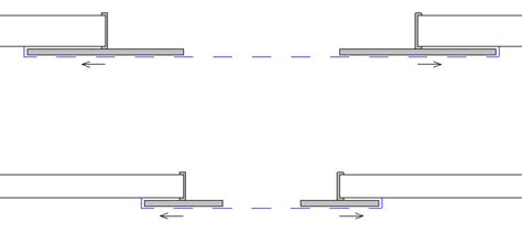 porte coulissante plan.